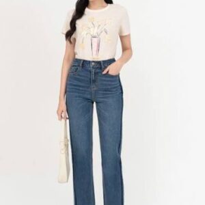 Quần denim nữ. Relax